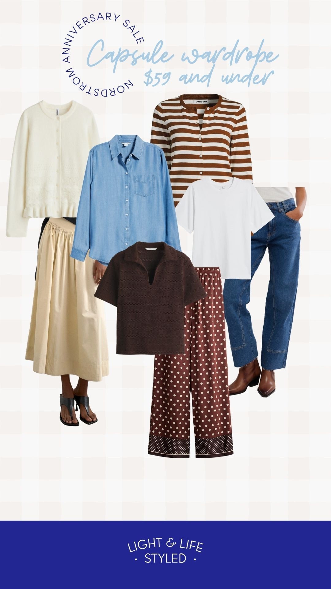 The Nordstrom anniversary sale is now live for everyone! I am loving this capsule wardrobe I created with pieces that are all $59, or less! These looks work so well in the classroom, to dinner, to sunder church and I’m so excited about the prices right now. Everything seems to be selling quickly, so act now before your favorite sells out!

#LTKOver40 #LTKSeasonal #LTKSaleAlert