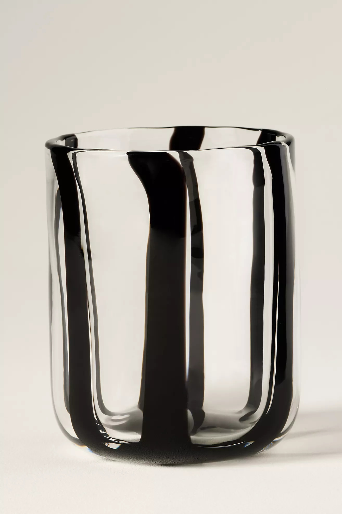 The Ribbon Stripe Juice Glass | Anthropologie (US)