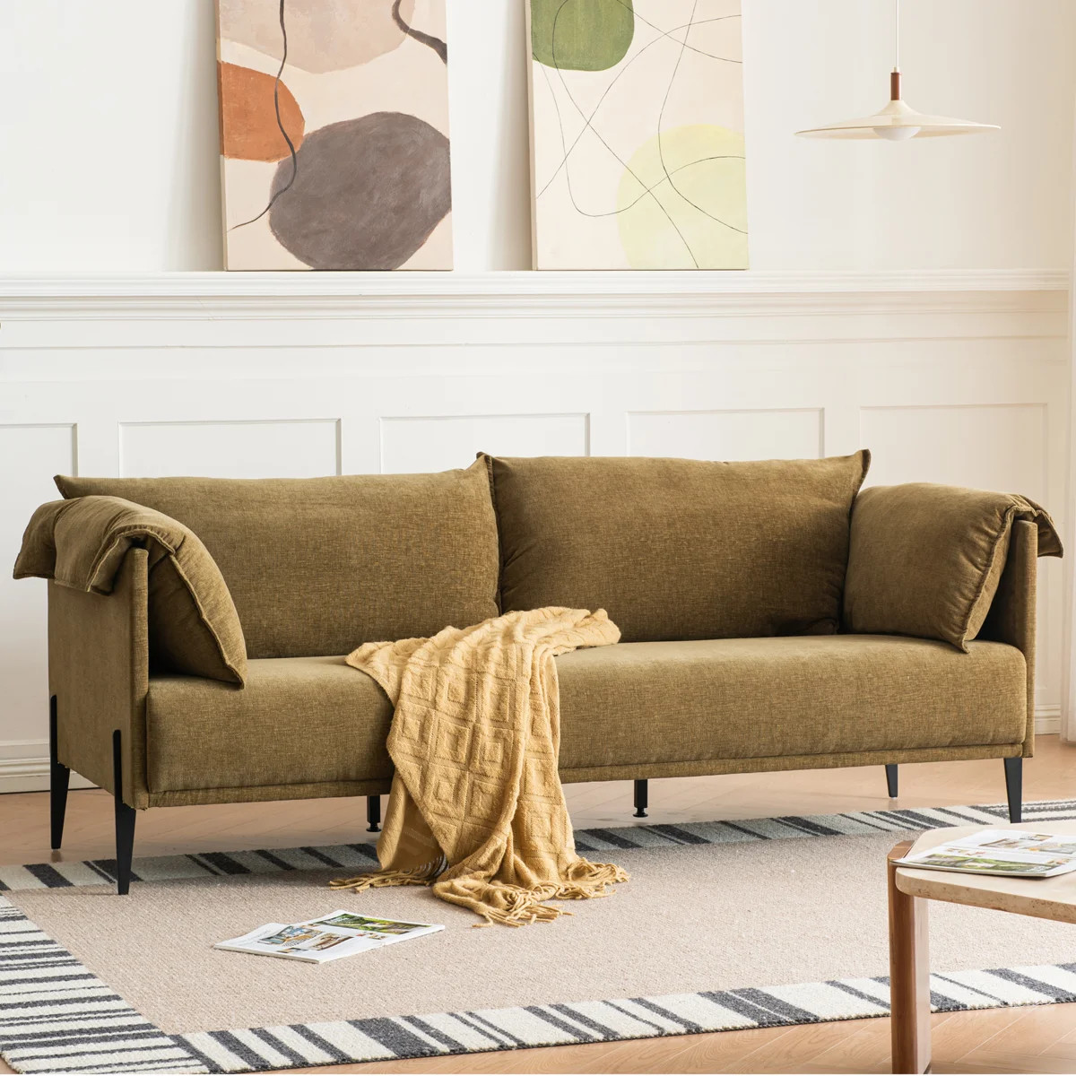Veda 81.88" Upholstered Sofa | Wayfair North America