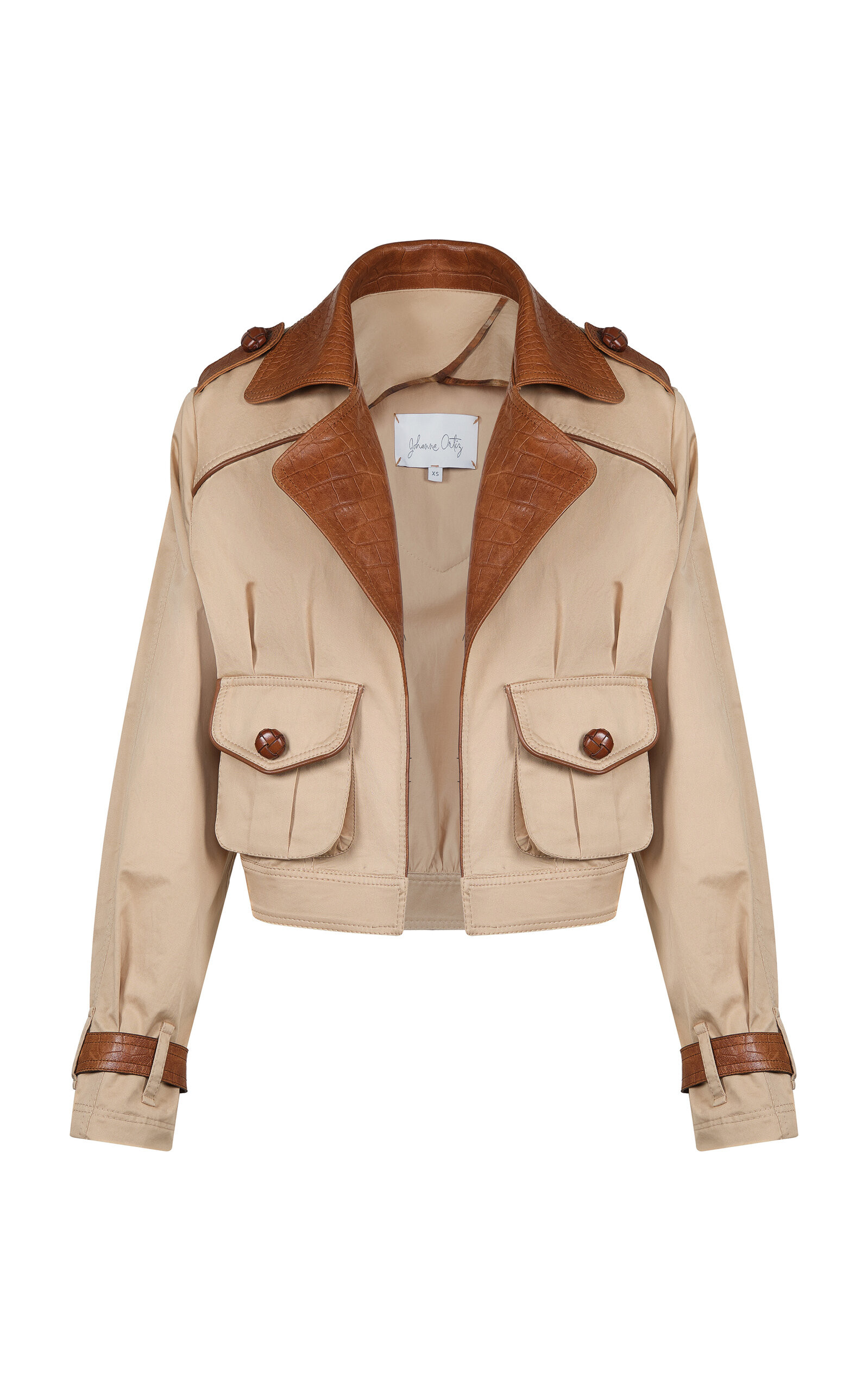 Valentía Cotton Cropped Jacket | Moda Operandi (Global)