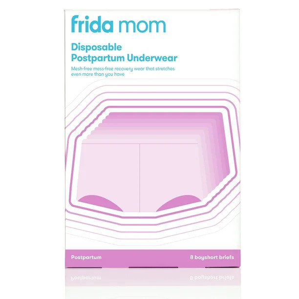 Frida Mom Boy short Disposable Postpartum Underwear (8 Pack) | Walmart (US)
