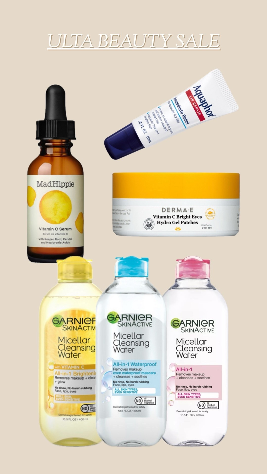 some of my skincare faves from the ulta beauty sale! it's BOGO 40% and doesn't end till july 19th 🙂‍↔️ i haven't used another makeup remover besides the micellar water since 2017!

#LTKBeauty #LTKFindsUnder50 #LTKSaleAlert