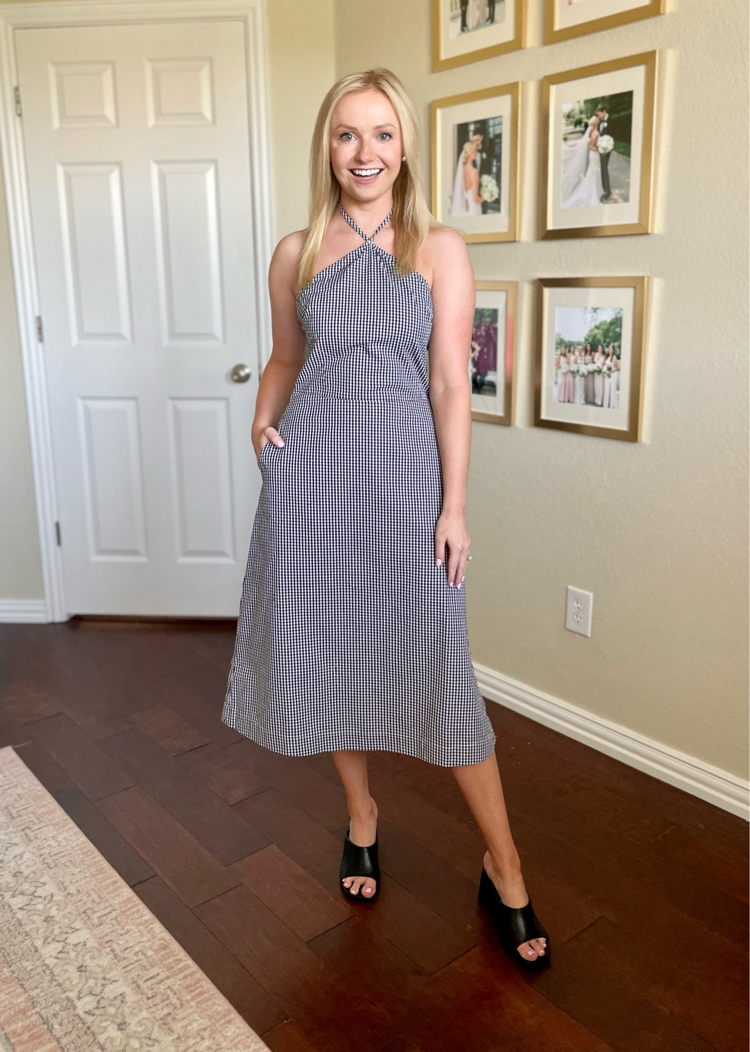 Wearing an XS! | gingham dress, halter dress, midi dress, summer dress, summer dresses, vacation dress 

#LTKFind #LTKSeasonal #LTKstyletip