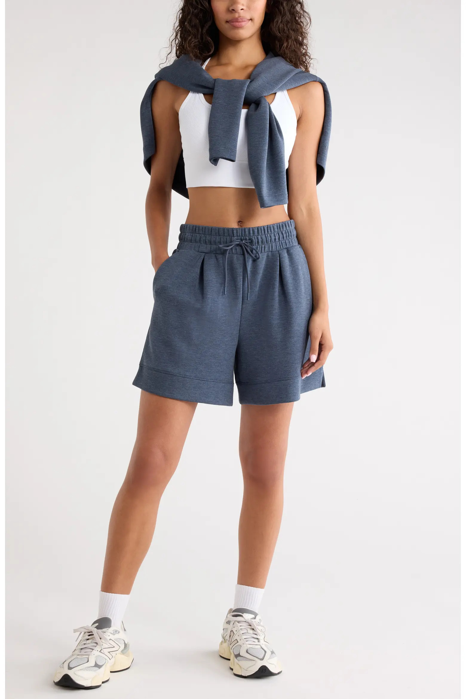 Soft Luxe High Waist Knit Shorts (Women) | Nordstrom | Nordstrom
