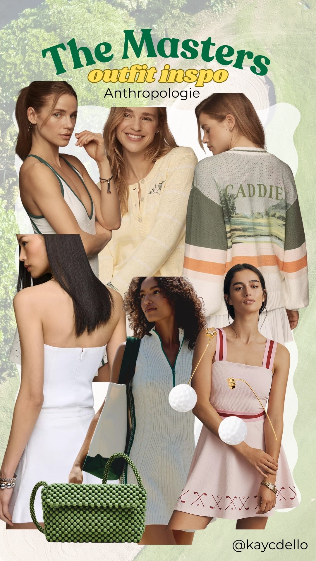 Anthro understood the Masters mood perfectly ⛳✨💚

If you want elevated golf-week style without looking too themed… this lineup is so good — feminine, polished, and pieces you can actually wear long after tournament week.

That caddie cardigan and the pink golf dress are fighting hard for first place in my cart 👀

**Which one are you choosing first — sporty, classic white, statement cardigan, or pink?**👇

#LTKStyle #Anthropologie #MastersStyle #SpringFashion #ResortWear #PreppyStyle #GolfStyle #LTKSeasonal #VacationStyle #LTKFinds #Kaycdello

#LTKActive #LTKgrwm #LTKSeasonal
