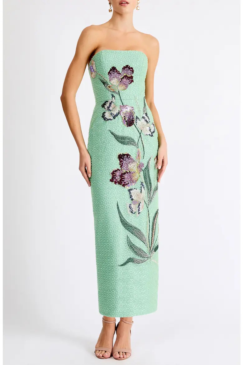 Sofia Beaded Strapless Sheath Maxi Dress (Women) | Nordstrom | Nordstrom