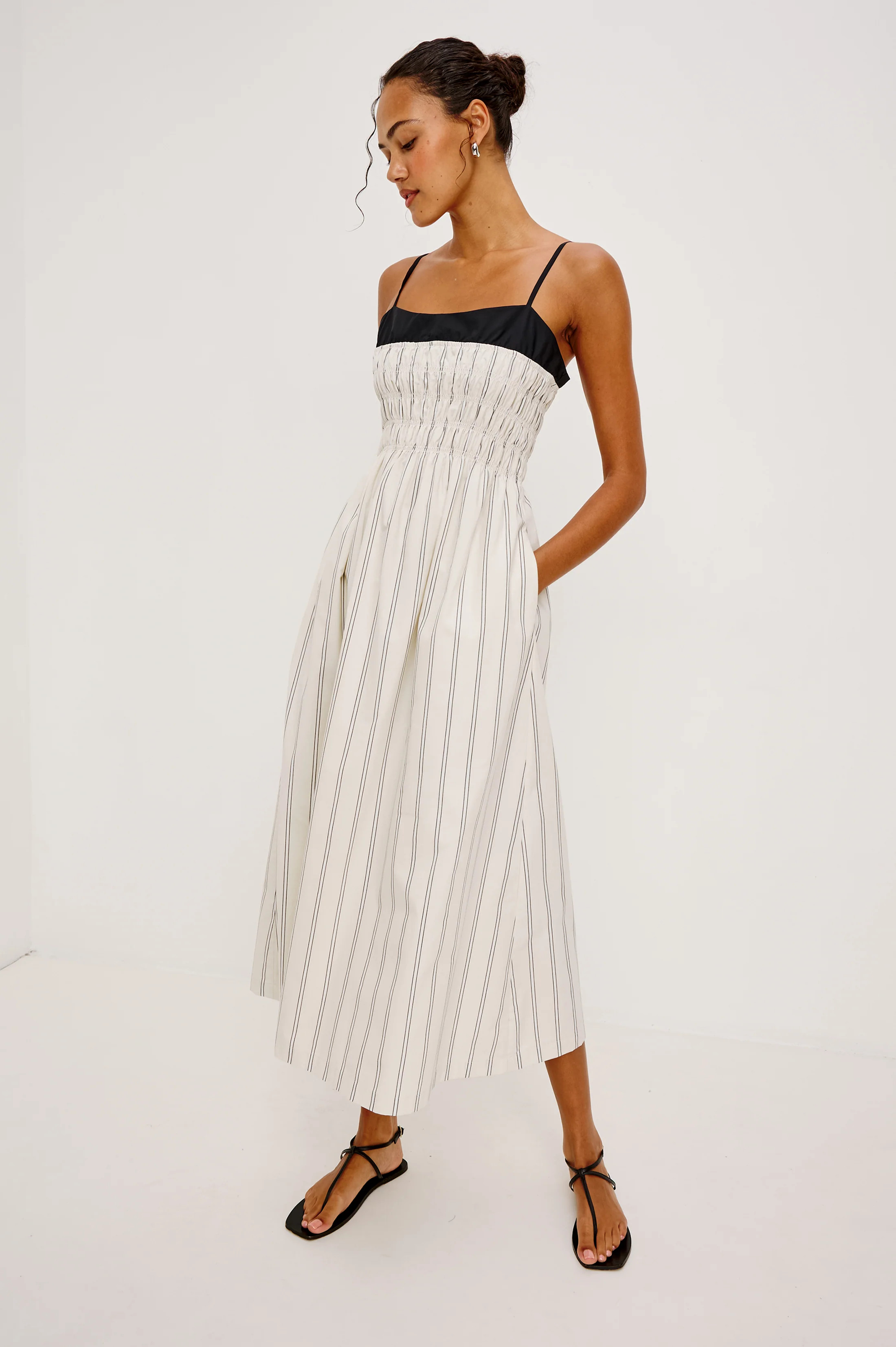 PRIMROSE DRESS - PALMA STRIPE - XL | Rails