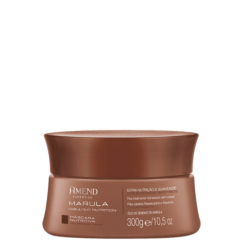 Amend Marula Fabulous Nutrition
        
            
                 - Máscara Capilar 300g | Beleza Na Web (BR)