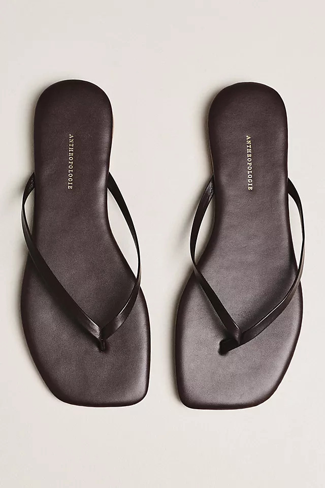 Square-Toe Flip-Flops | Anthropologie (US)
