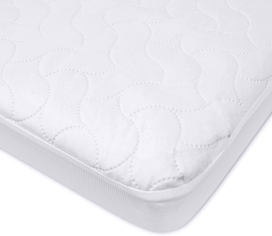 American Baby Company Waterproof Fitted Porta/Mini Crib Mattress Protector, Quilted and Noiseless... | Amazon (US)