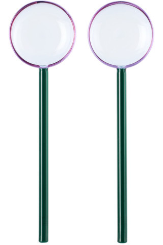 Blue & Purple Salad Servers | SSENSE