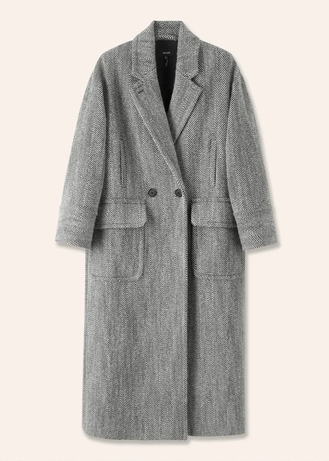 Herringbone Town-To-Country Coat | ME+EM US