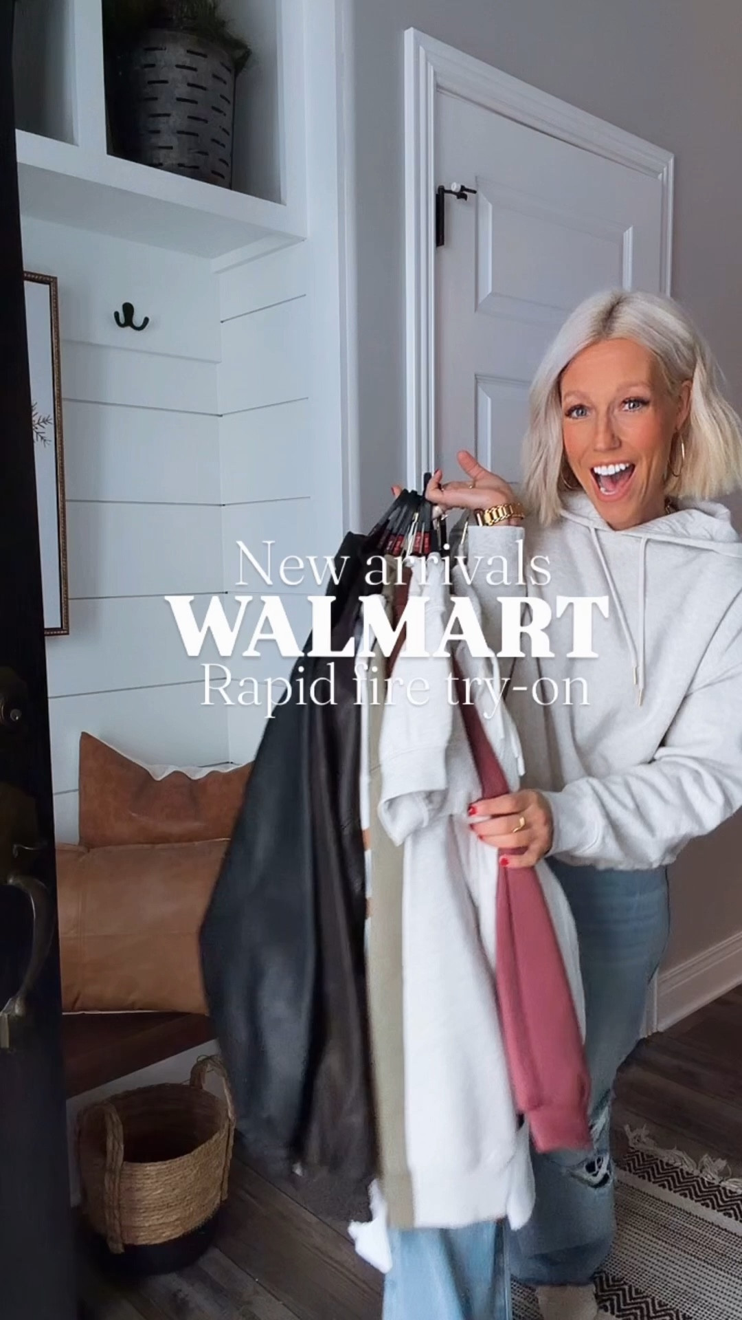 Rapid fire @walmartstyle try-on!!!! So many good things!!!!!
⬇️⬇️⬇️
Bubble hem hoodie medium
Striped sweater medium
Button pullover medium
Sweatshirt tee small
Jeans medium 

#LTKFindsUnder50 #LTKFindsUnder100 #LTKootd
