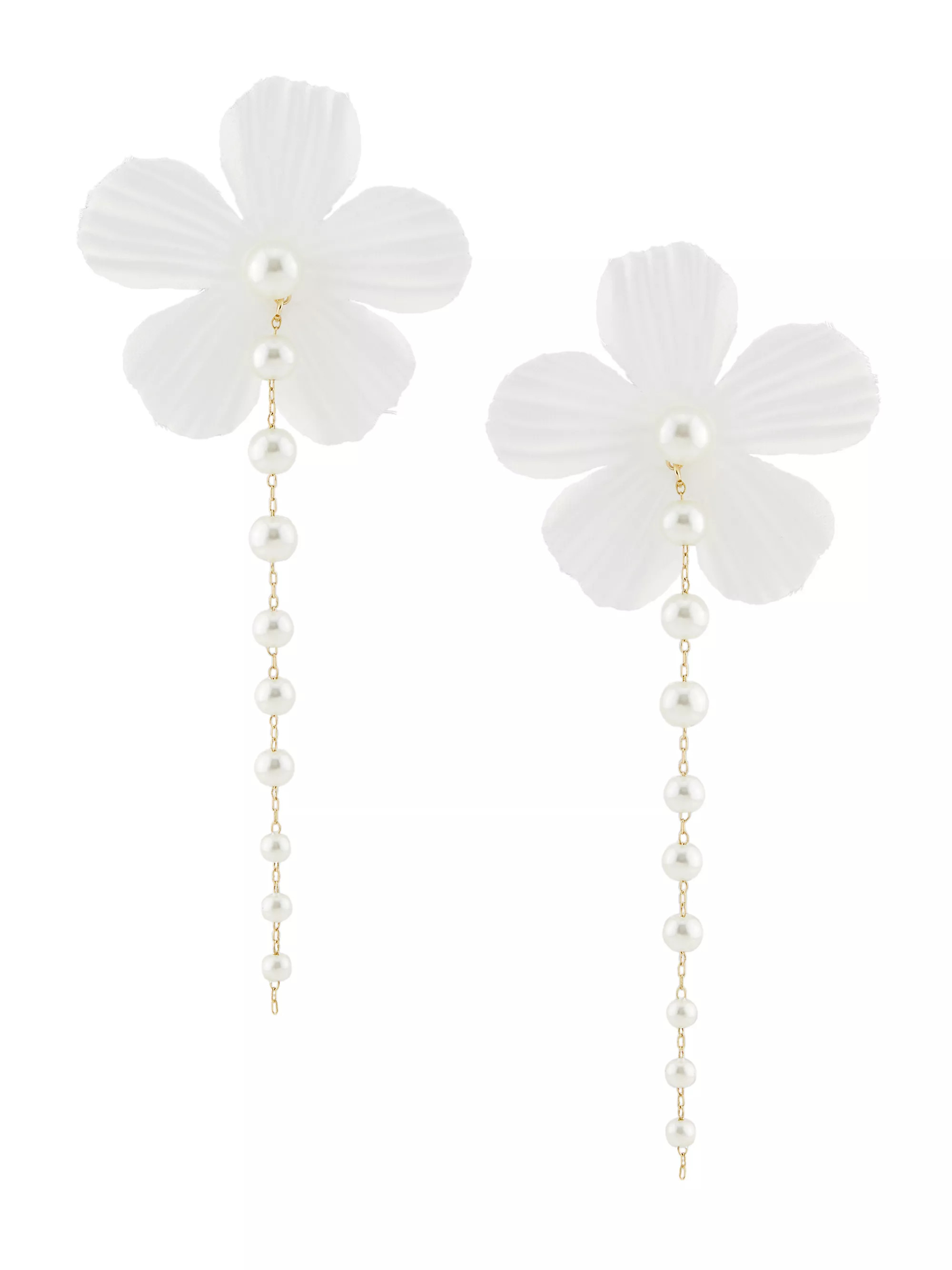 Liaigre 14K-Gold-Plated & Shell Imitation Pearl Drop Earrings | Saks Fifth Avenue