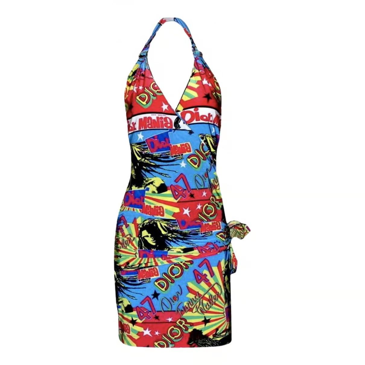 Mini robe Dior Multicolore taille 38 FR en Polyester - 33826322 | Vestiaire Collective (Global)