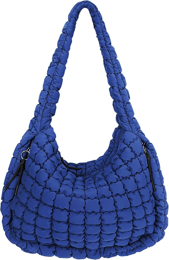 Juoxeepy Quilted Tote Bag Large Quilted Carryall Puffer Shoulder Bag Lightweight Quilted Padding ... | Amazon (US)