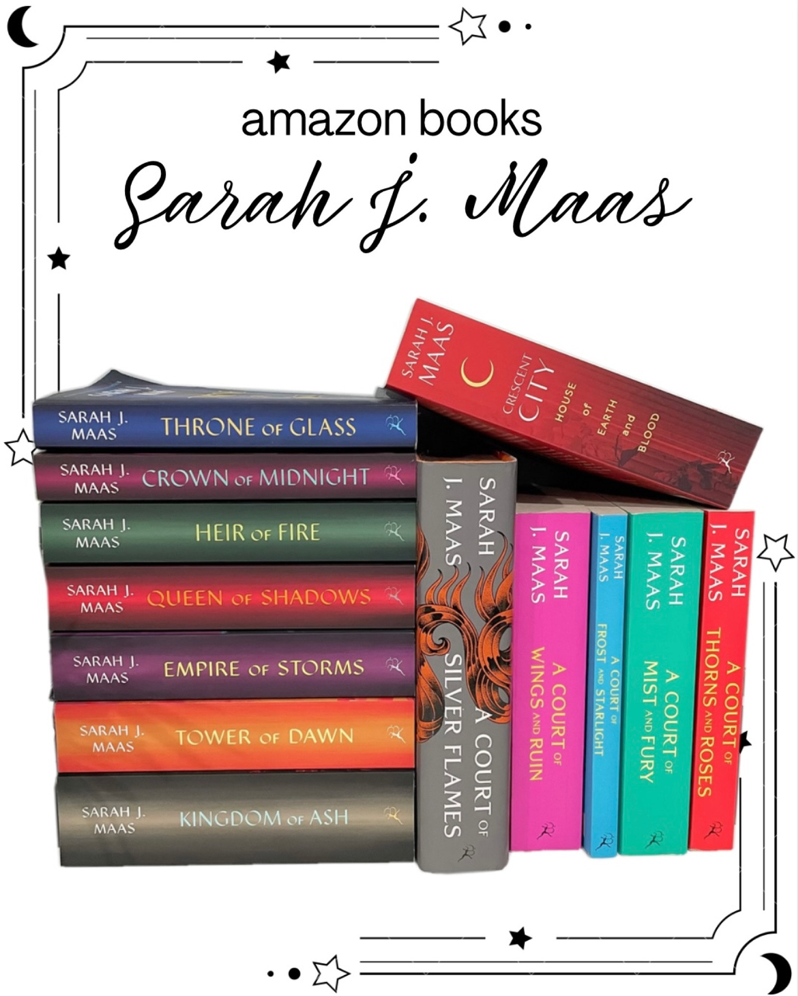 All books by Sarah J Maas are discounted AND have a coupon for even more savings! Currently reading the Throne of Glass series! A Court of Thorns and Roses was amazing!! 

#LTKprimeday / books /reading /bookshelf / home /book tok for book talk / acotar

#LTKxPrime #LTKGiftGuide