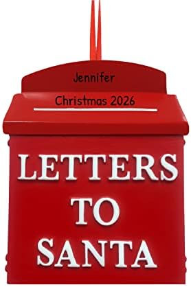Personalized Santa Claus Ornaments 2025 - Santa Mailbox Vintage Ornaments Christmas Christmas Tre... | Amazon (US)