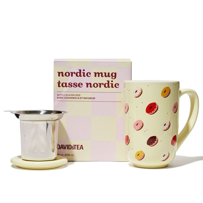 Retro Donut Nordic Mug | DAVIDsTEA