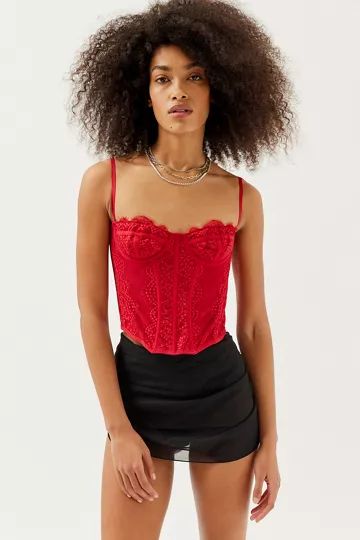 Out From Under Modern Love Corset | Urban Outfitters (US and RoW)