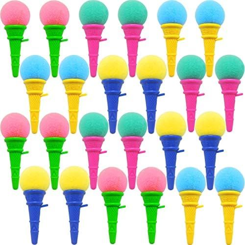 24 Pcs Ice Cream Shooters,4 Inch Ice Cream Foam Ball Launcher,Mini Ice Cream Cone Shooter Toys fo... | Amazon (US)