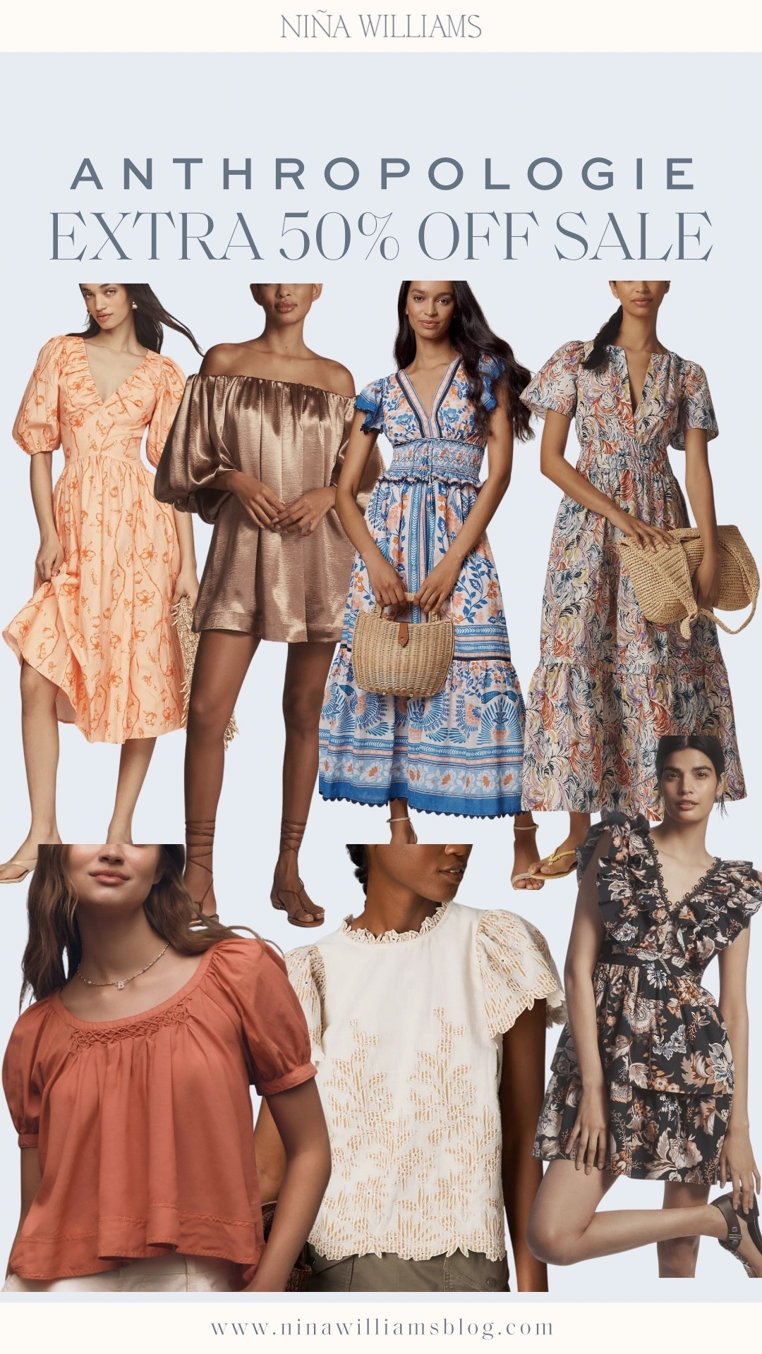 Anthropologie Extra 50% off Sale Finds! Wedding guest dress 

#LTKWorkwear #LTKSaleAlert #LTKOver40