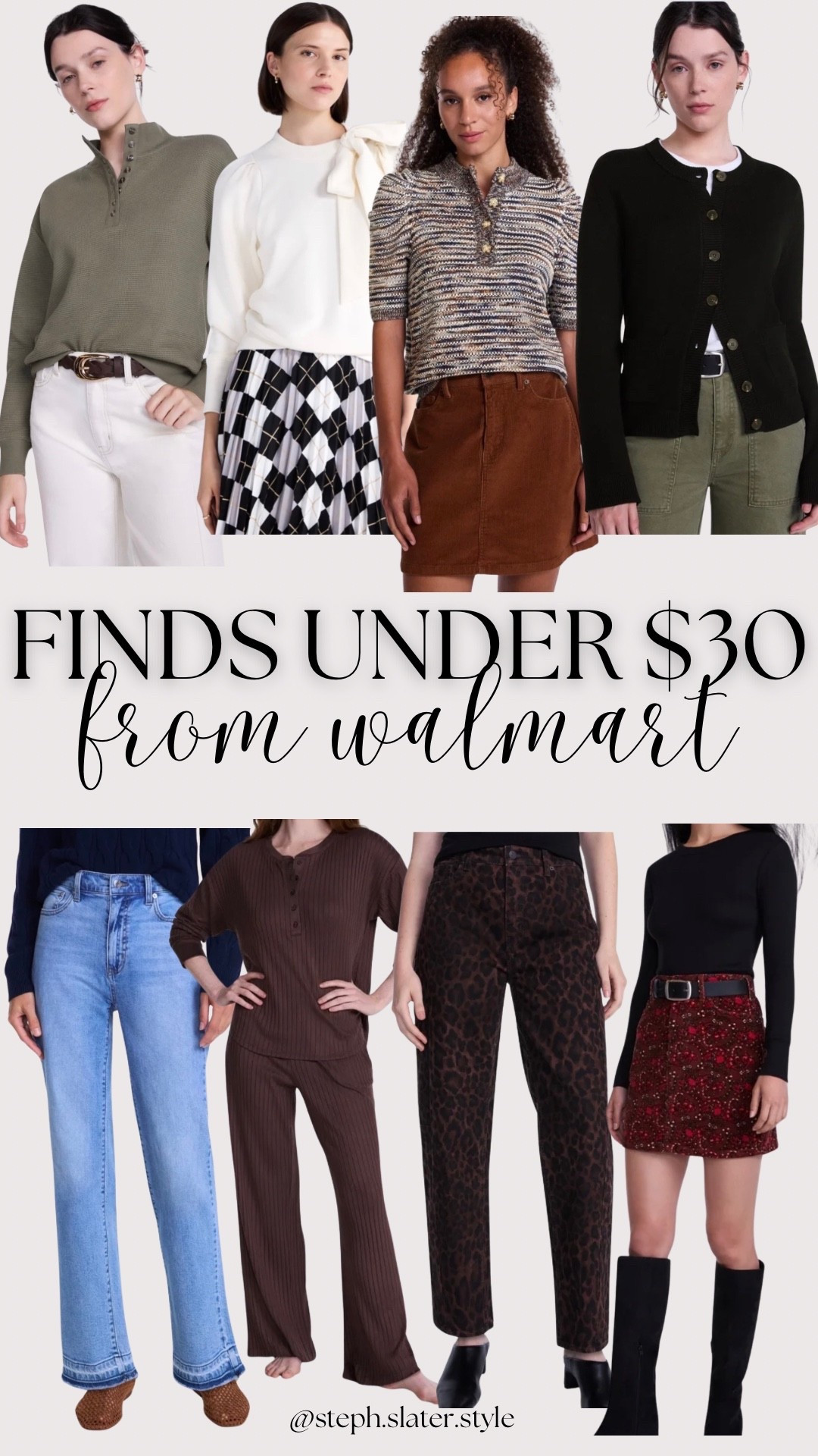 Fall fashion under $30 from Walmart.

#LTKSeasonal #LTKOver40 #LTKmomlife