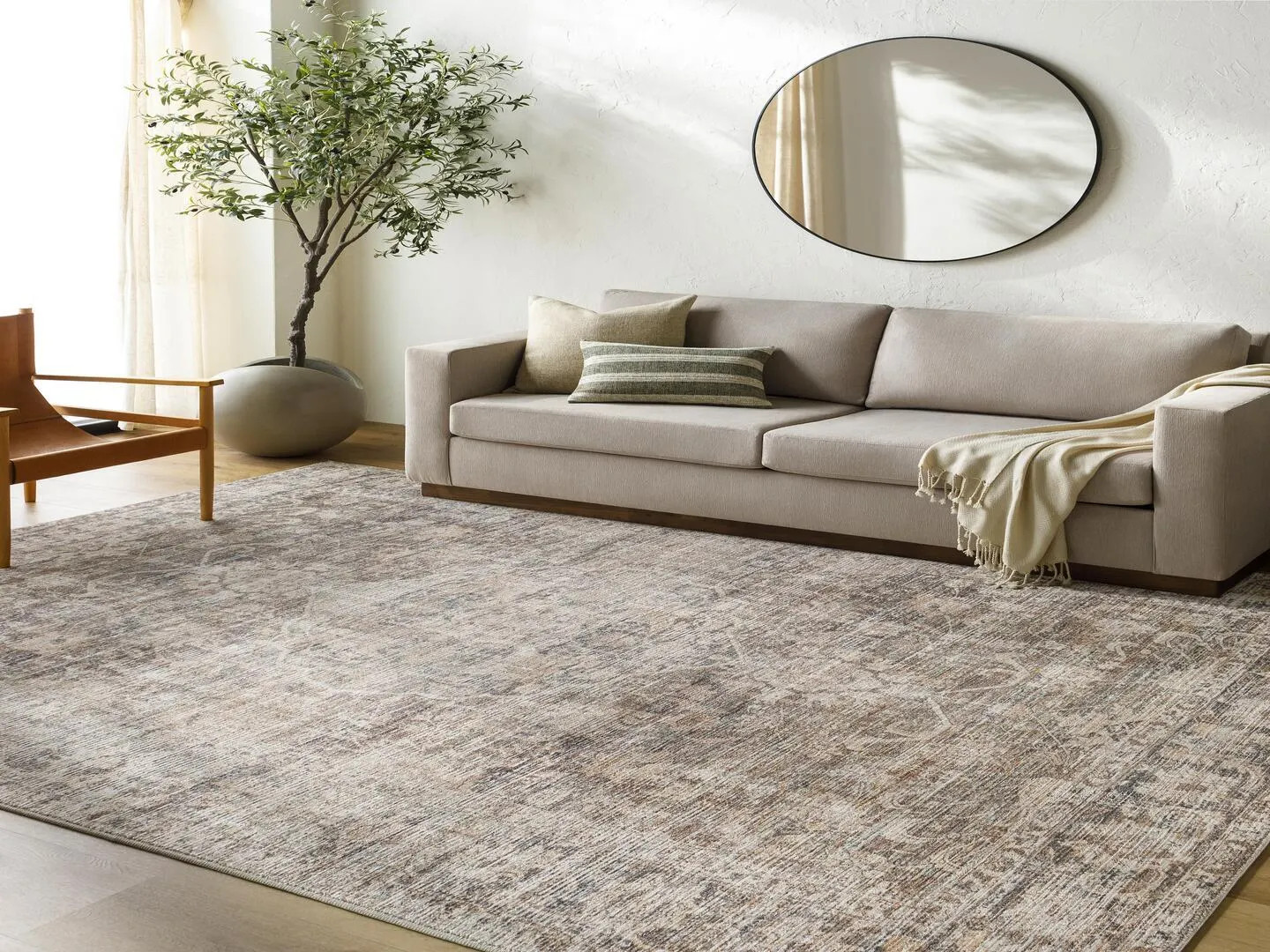 Livabliss x Becki Owens Marlene 9'11" 14' Area Rug, Brown | Ashley