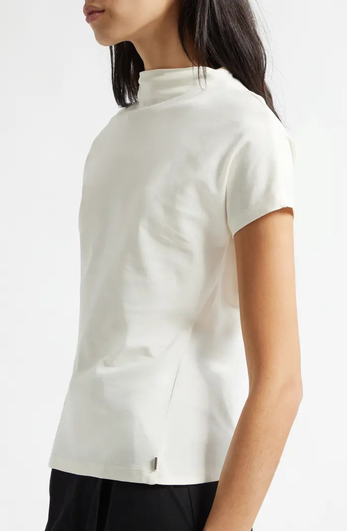 Ecrei Mixed Media Cotton T-Shirt | Nordstrom