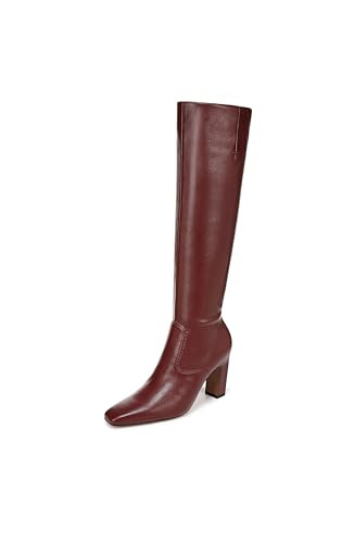 Franco Sarto Womens Bowman Classic Knee High Boot Berry Red 10 M | Amazon (US)