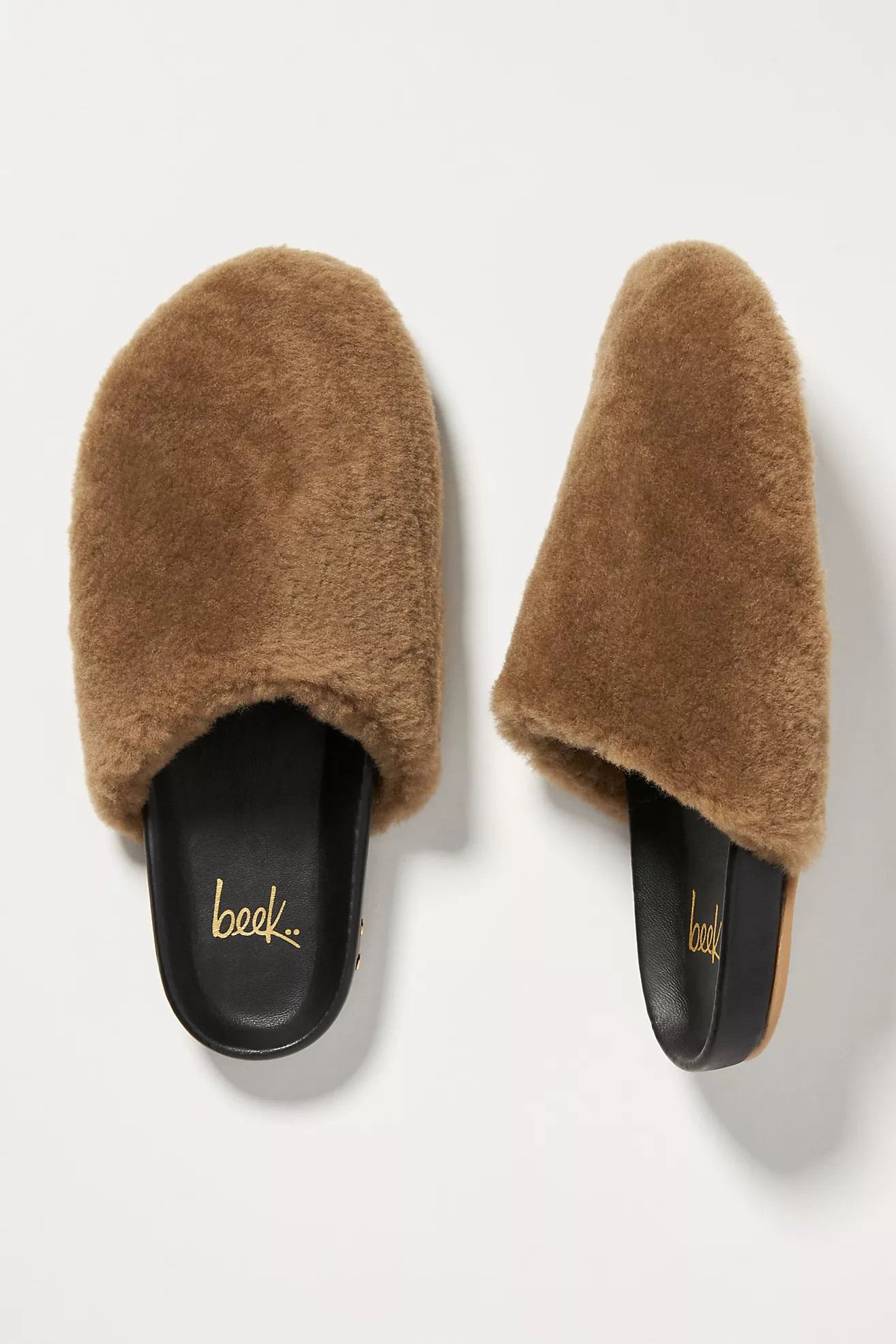 beek Flufftail Shearling Clogs | Anthropologie (US)