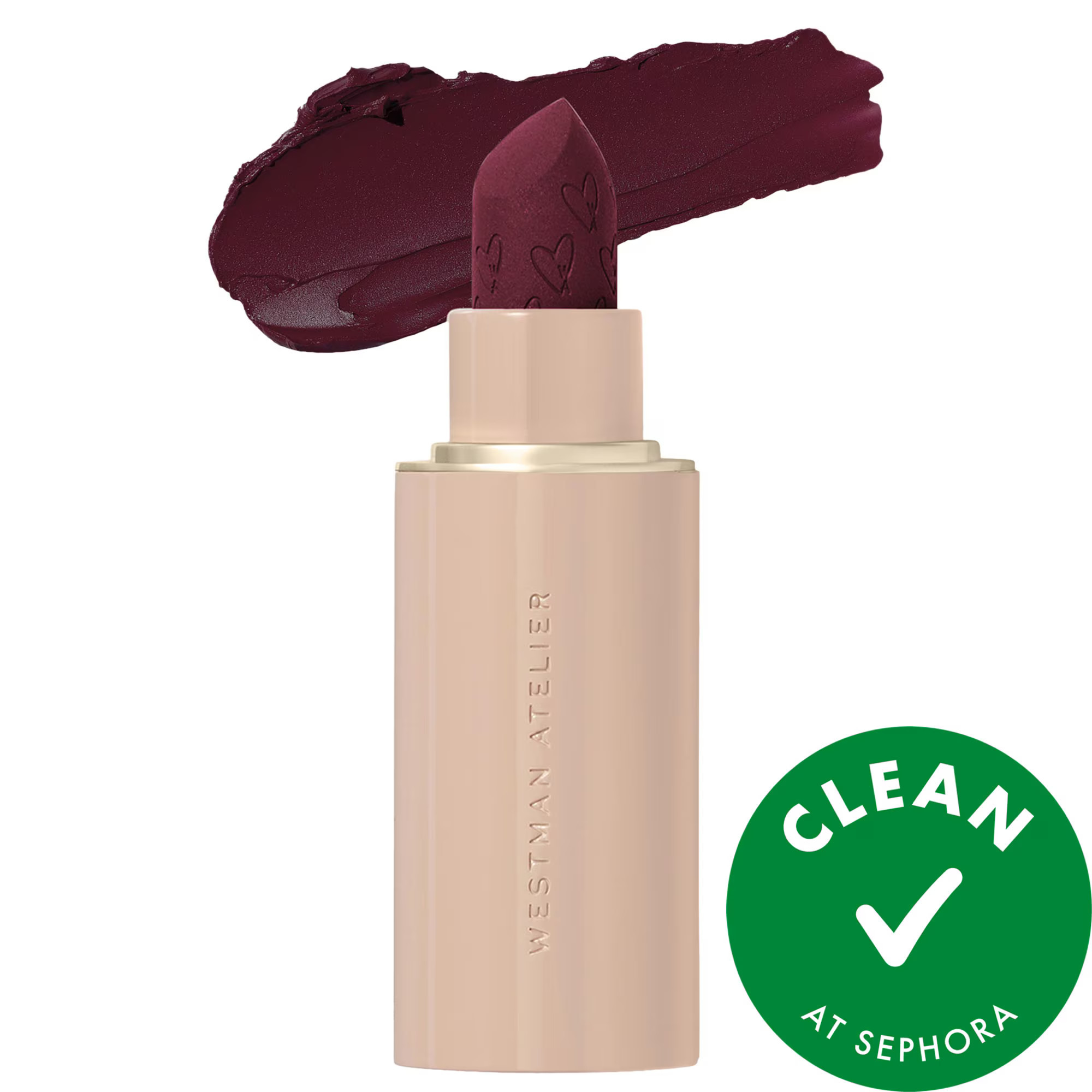 Westman Atelier Lip Suede Hydrating Matte Lipstick with Hyaluronic Acid Lou Lou 0.134 oz | Sephora (US)