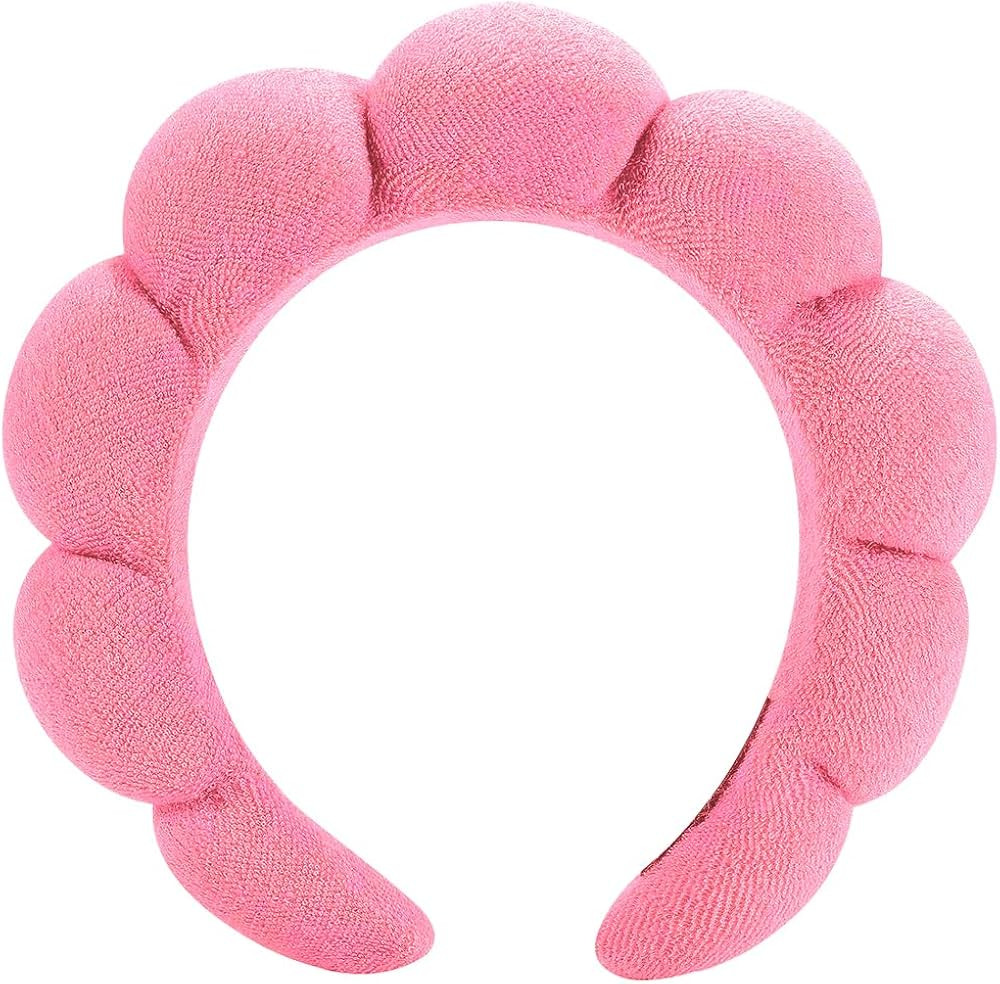Spa Headbands for Facial Treatments, Makeup Application, and Face Washing - Terry Cloth Headbands... | Amazon (US)
