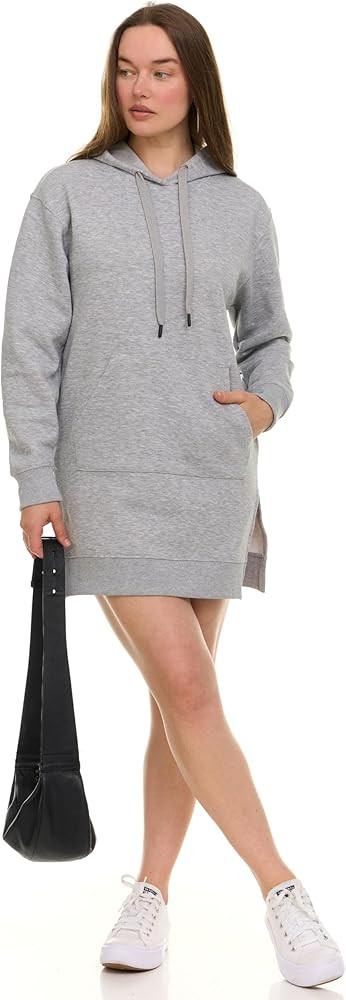 Hoodie Dress for Women – Trendy Pullover Long Fleece Oversized Sweatshirt Dresses for Women 202... | Amazon (US)