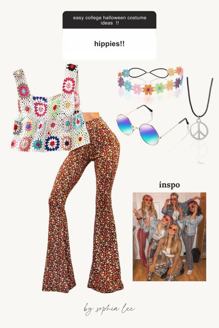 Being a hippie is such a fun and easy cheap Halloween costume idea! #halloweencostume #halloweencostumeidea