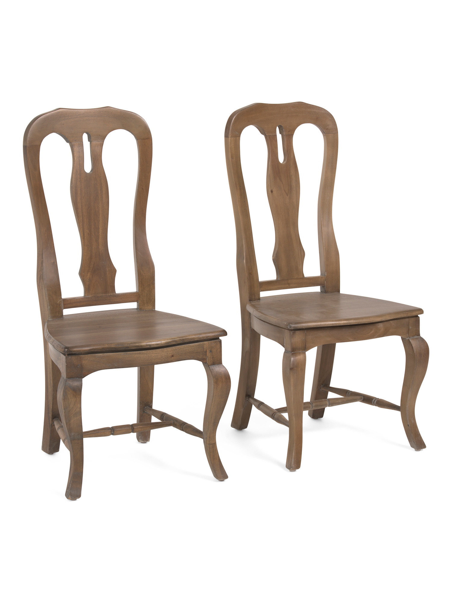 2pk 15x41 Solid Mahogany  New England Dining Chairs | TJ Maxx