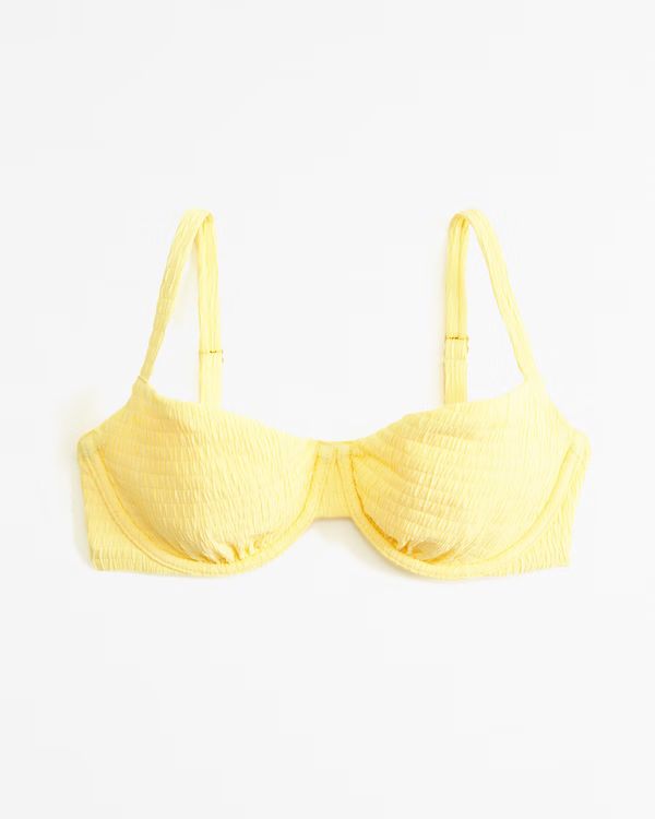 Curve Love 90s Clean Underwire Bikini Top | Abercrombie & Fitch (US)