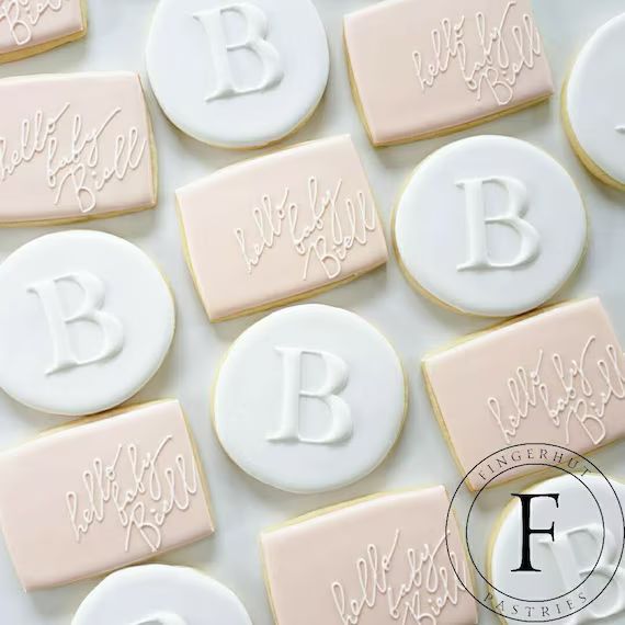 Neutral baby shower cookies | Etsy (US)