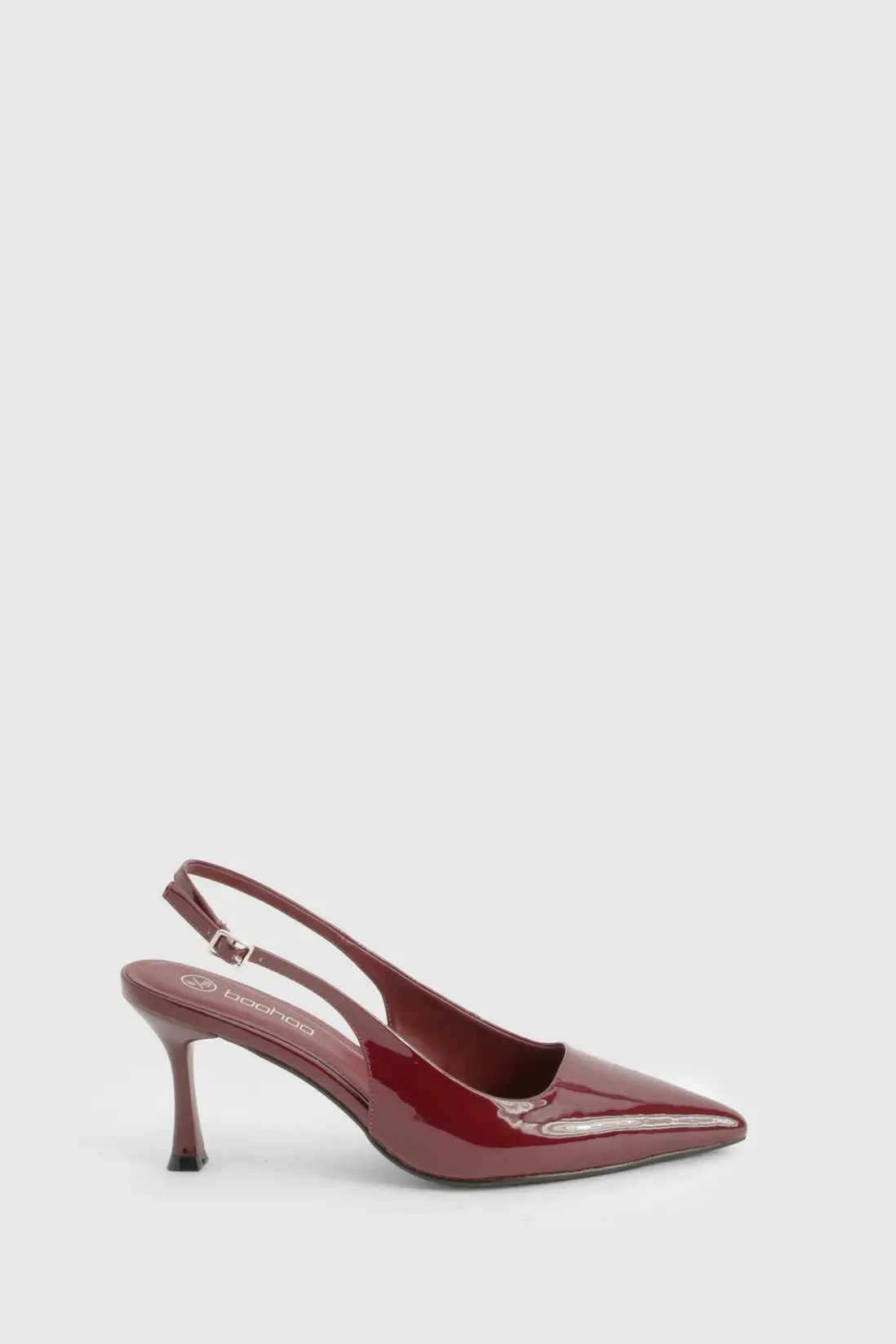 Patent Slingback Pointed Court Shoes | Boohoo.com (UK & IE)