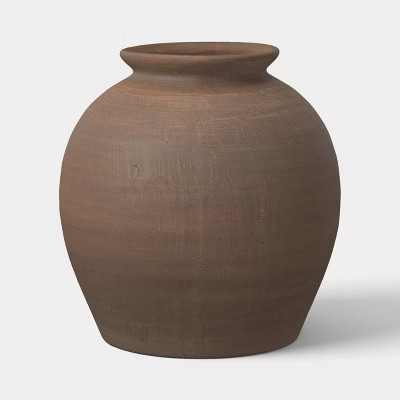 Medium Rustic Ceramic Vase - Threshold™ | Target