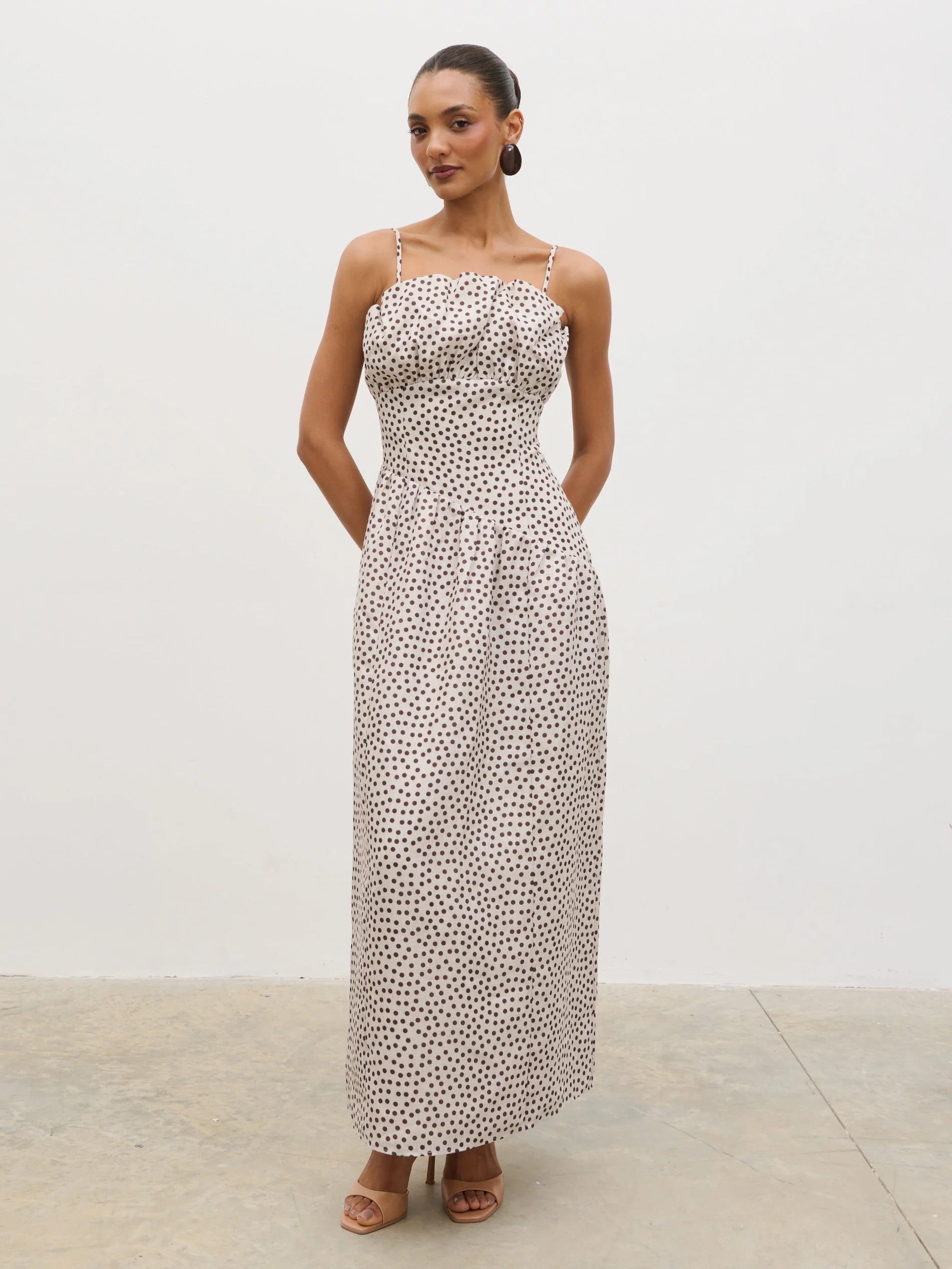 Zaria Corset Detail Maxi Dress | Pretty Lavish (UK)