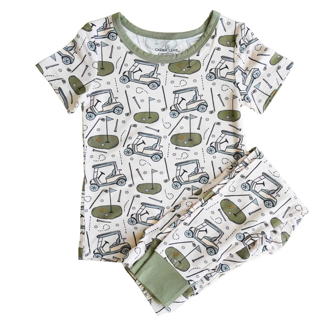 Tee Time Two Piece Pajama Set | Caden Lane