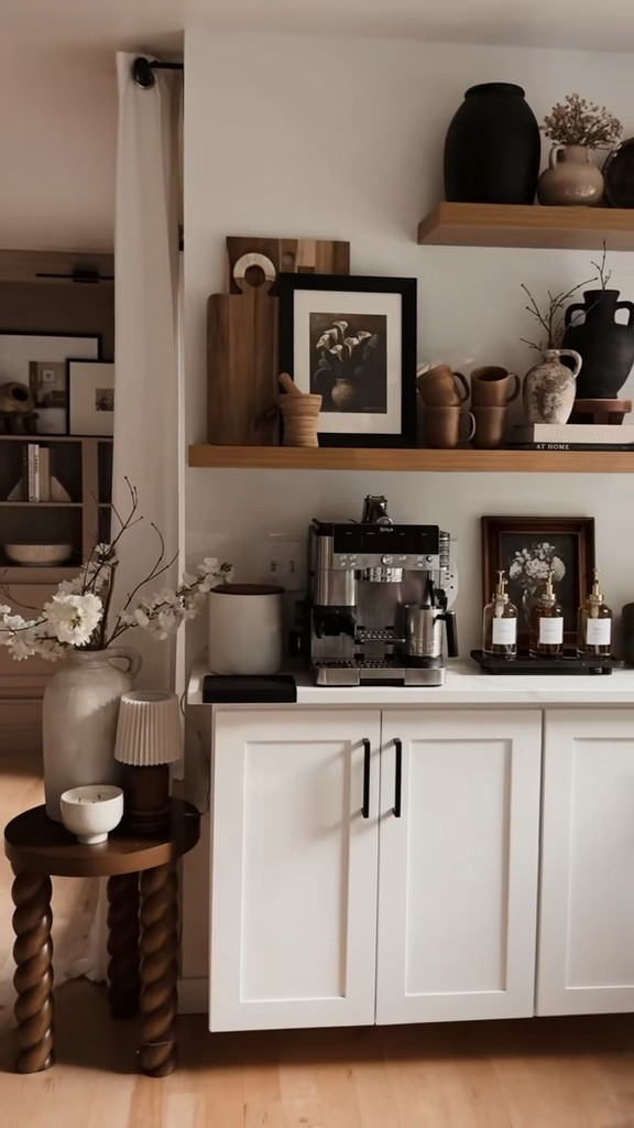 Possibly the most used space in our house —the coffee bar ☕️ Absolutely in love with our coffee area 🤎 

#LTKFamily #LTKHome #LTKSeasonal