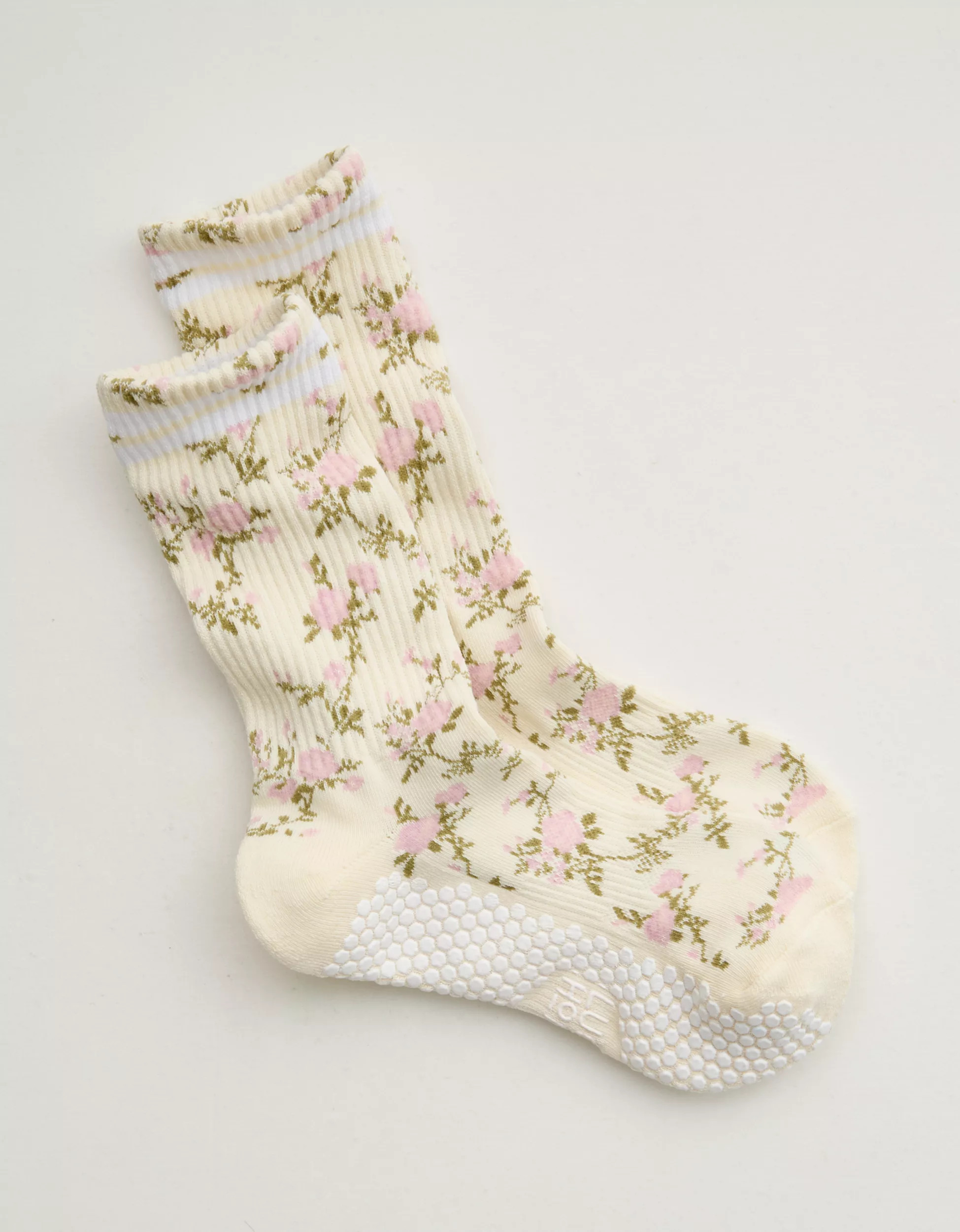 LUCKY HONEY  Vintage Rose Grip Sock | Aerie