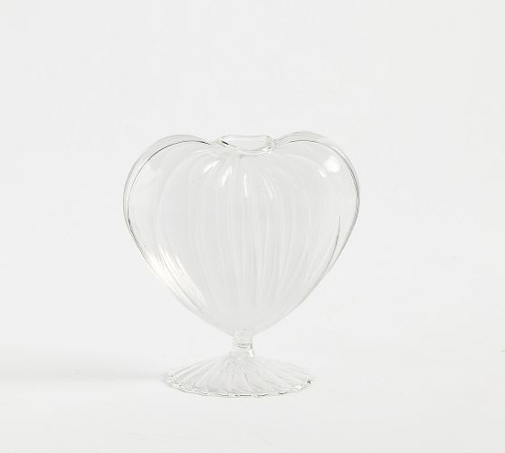Heart Glass Vase | Pottery Barn (US)