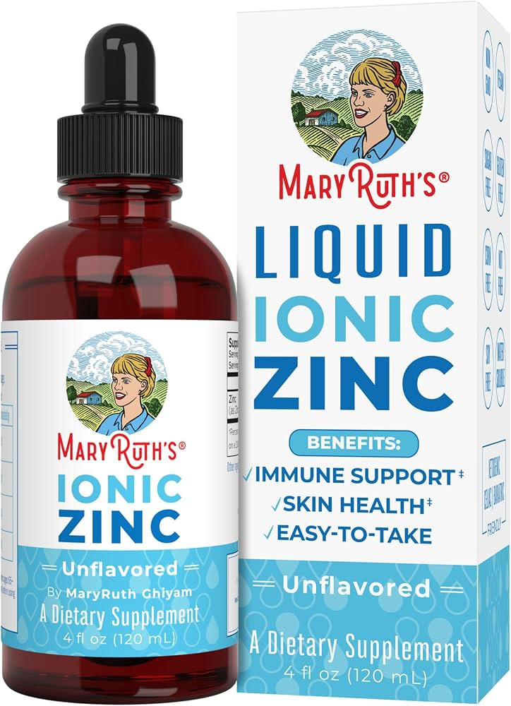 MaryRuth's Ionic Liquid Zinc Drops | Liquid Zinc Supplement for Immune Support & Skin Health | Io... | Amazon (US)