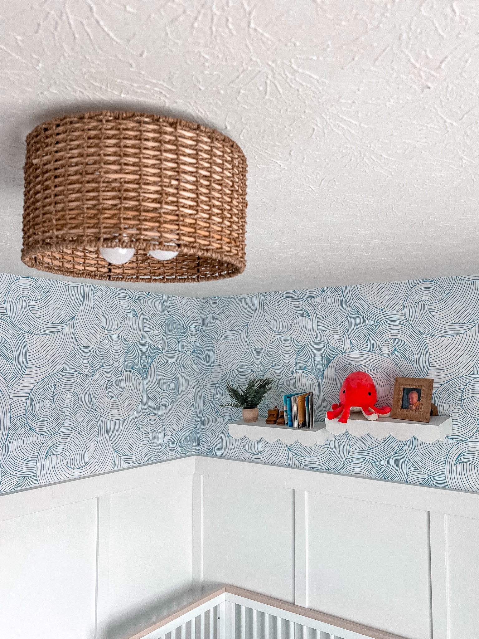 Coastal nursery lighting 

#LTKHome