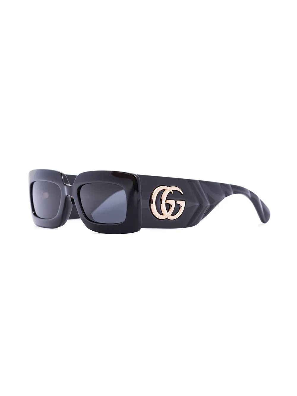 Double G rectangle-frame sunglasses | Farfetch (US)