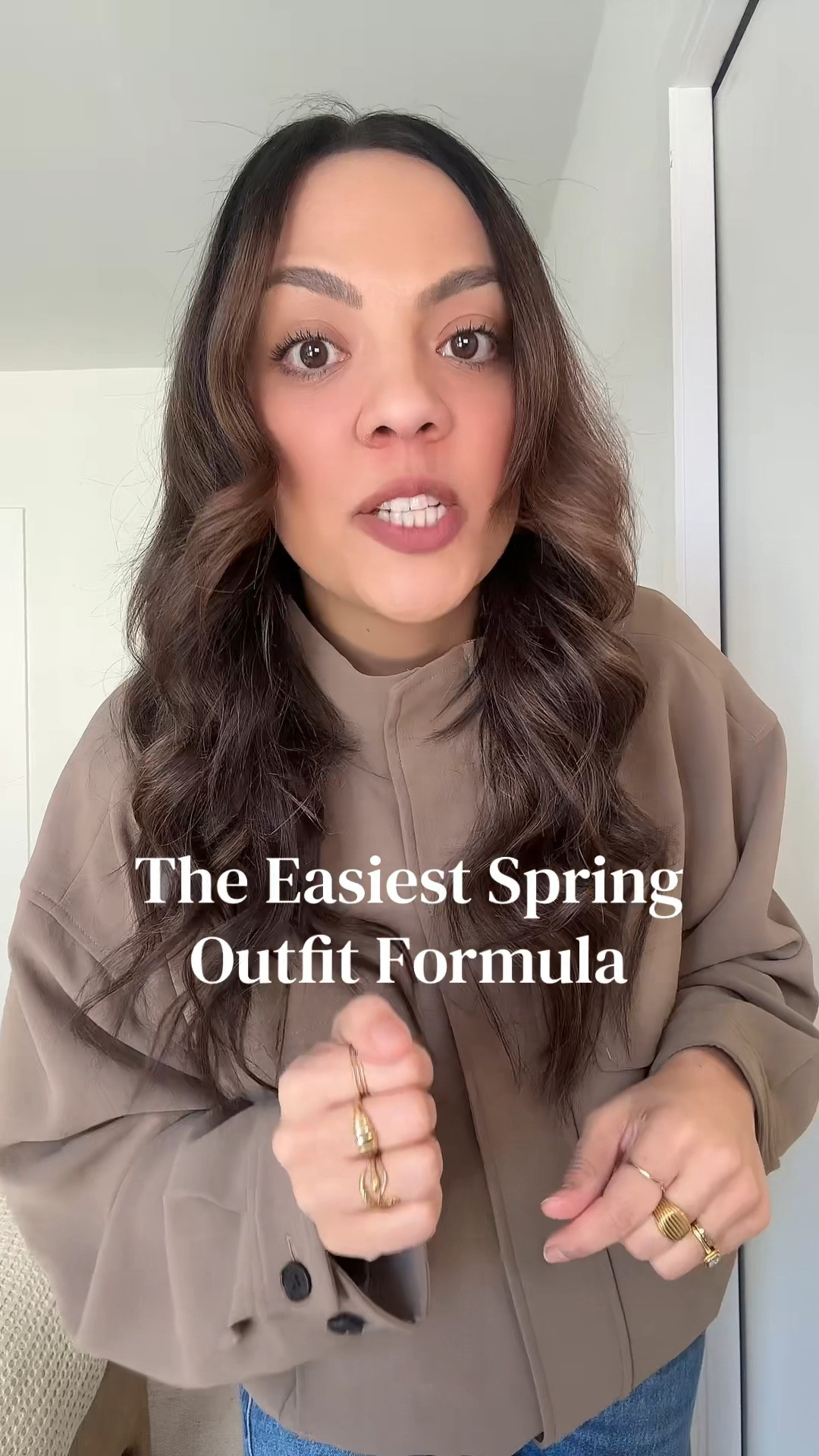 Easy outfit formula for spring!

Outfit one:
-Aritzia taupe bomber jacket, I have a size medium.
-Citizens of Humanity wide leg, baggy jeans in a medium wash, I have a size 29.
-Steve Madden black pointed buckled flats.
-Ganni leopard print tote bag.

Outfit two:
-H&M Cape trenchcoat, I have a size M/L.
-Zara chocolate brown barrel jeans, I have a size 8.
-Poppy Barley tan loafers.
-Brown aviator sunglasses.
-Tory Burch animal print purse.

Outfit three:
-Zara olive green funnel neck trench, I have a size medium.
-Zara white barrel jeans, similar options linked.
-Madewell cognac brown woven bag. 
-Madewell woven brown flats. 



#LTKjeans #LTKcanada #LTKstyletip