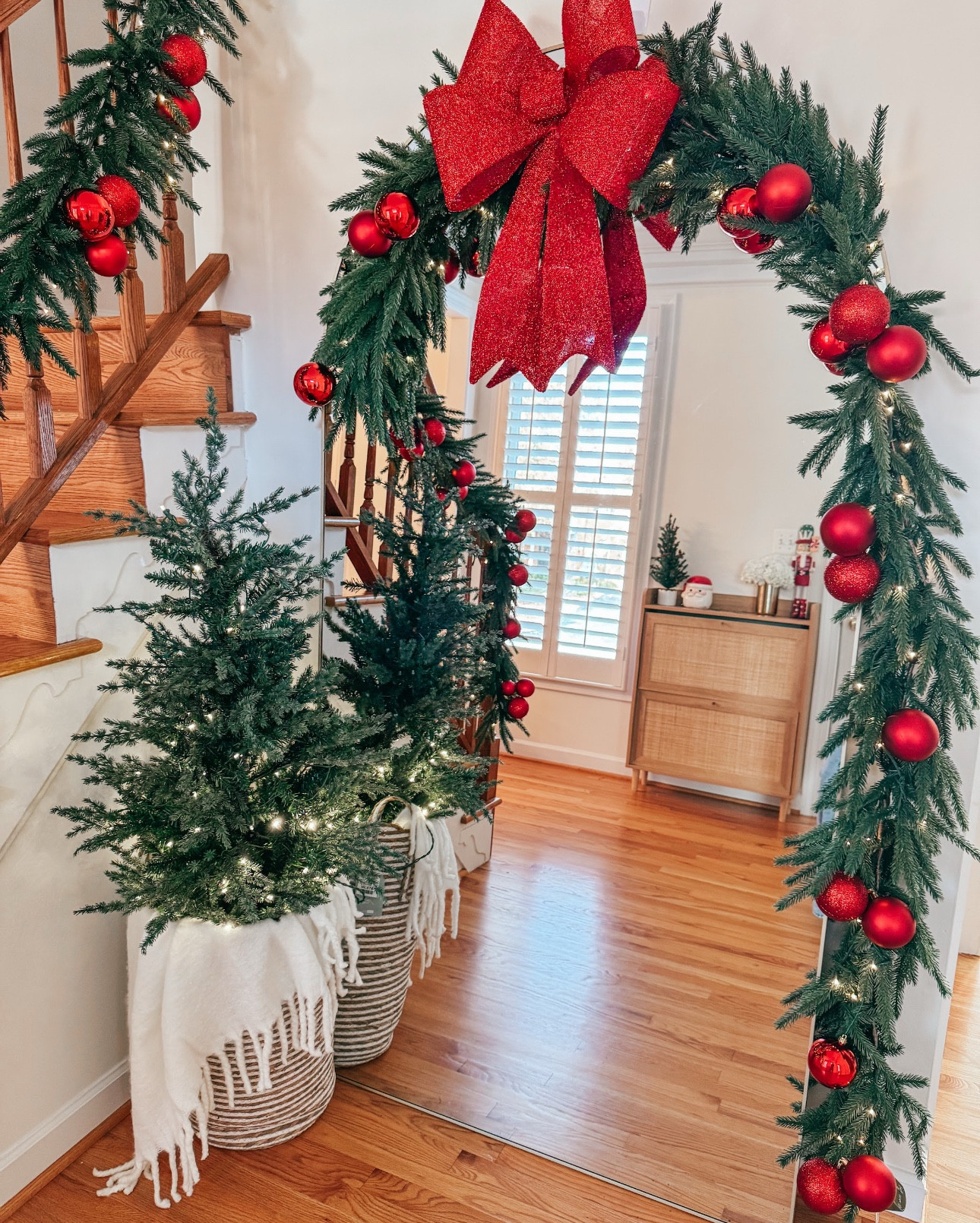 #ad I can't believe how much my entryway transformed with just four simple items from @HomeDepot! I opted for classic Christmas elegance, and I think we really nailed it!
#TheHomeDepot Black Friday Savings are happening now so be sure not to miss out!
.
#TheHomeDepot #HolidayYourWay and #TheHomeDepotPartner.

#LTKHoliday #LTKSeasonal #LTKCyberWeek